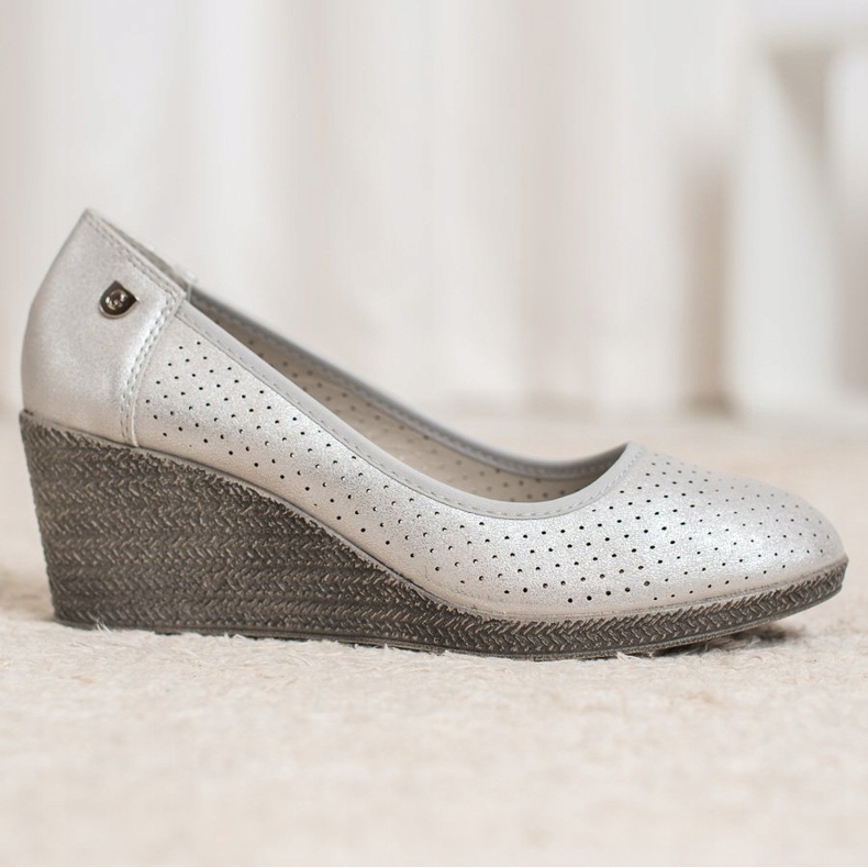 Goodin Pompe con zeppa leggera grigio 1