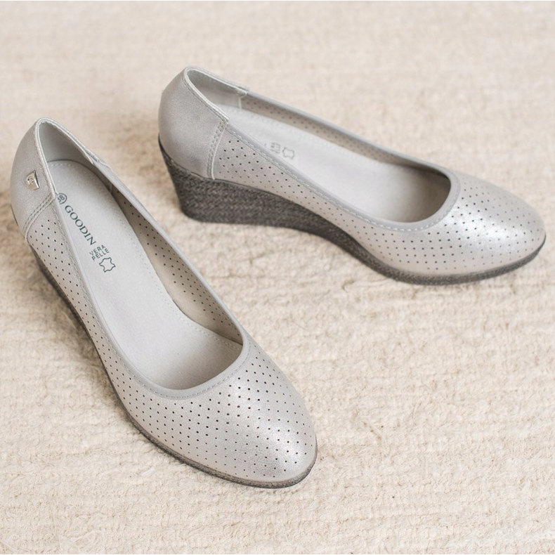 Goodin Pompe con zeppa leggera grigio 2