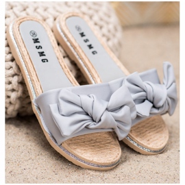 SHELOVET Pantofole grigie alla moda grigio 1