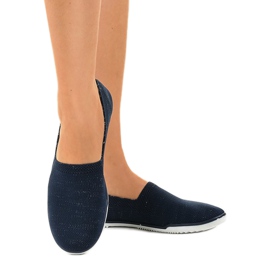 Sneakers slip-on blu navy GF-HJS12-2 1