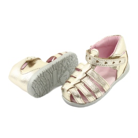 Sandali Mazurek 245 in pelle oro d'oro 3