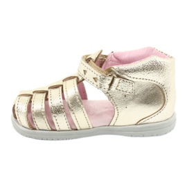 Sandali Mazurek 245 in pelle oro d'oro 1