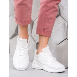 SHELOVET Scarpe da ginnastica sportive bianca 1