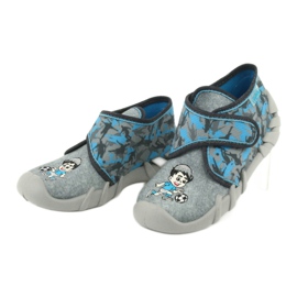Scarpe per bambini Befado 523P014 blu grigio 4