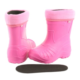 Scarpe per bambini di Befado Galoshes Pink 162Y101 rosa 4