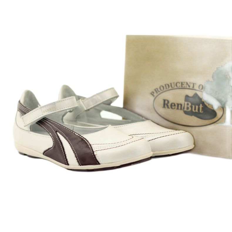Ren But Ren-But Ballerine in pelle in vendita bianco multicolore 5