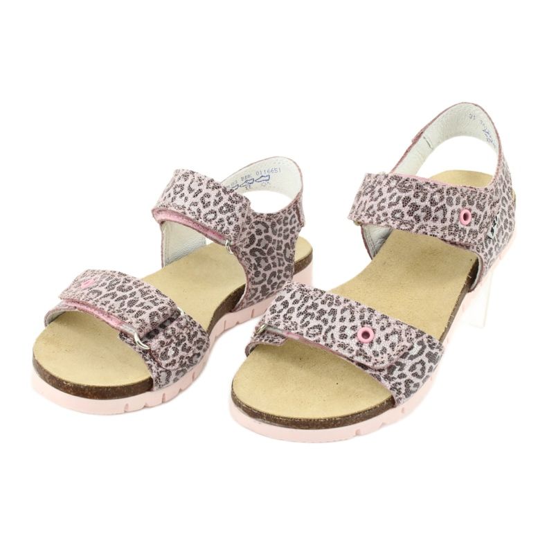Sandali rosa in leopardo stampe bartek 76183-bbk 2