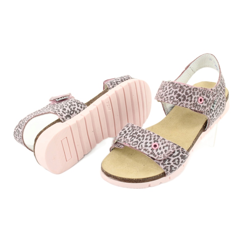 Sandali rosa Bartek con stampa leopardata 79183-BBK 3