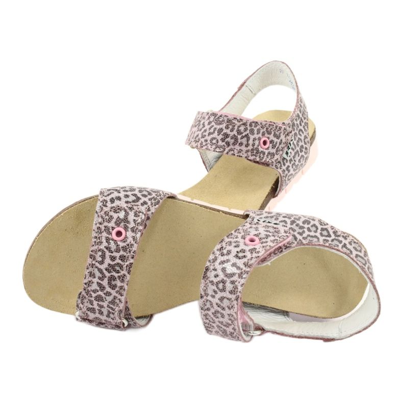 Sandali rosa Bartek con stampa leopardata 79183-BBK 4