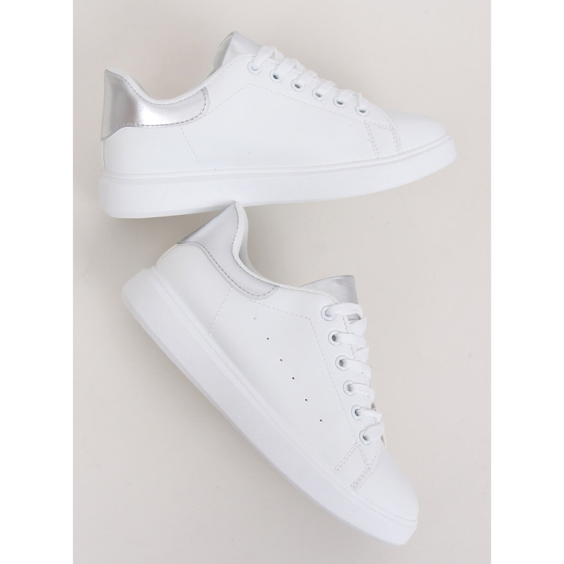 Sneakers da donna bianche LA85P Argento bianca 1