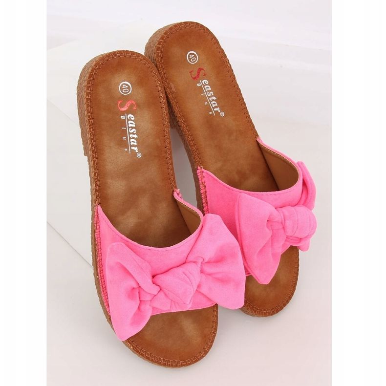 Ciabatte fucsia da donna YQ230 Fucsia rosa 1