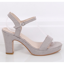 Sandali su un palo grigio NS032P Gray 2