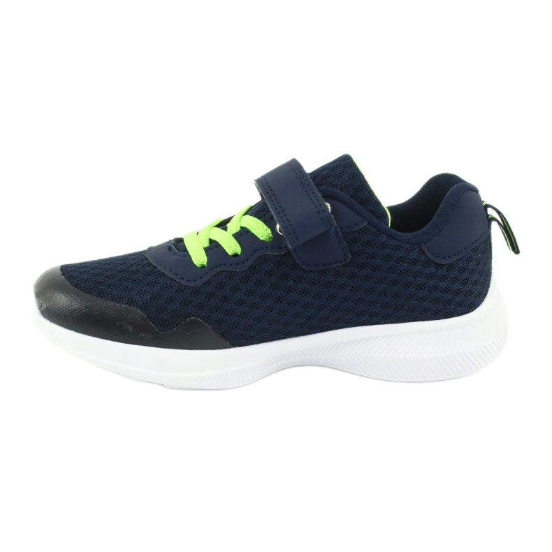 NEWS Scarpe sportive per notizie blu navy/verde in velcro 20Z55-2312 1