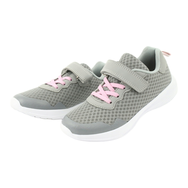 Evento 20dz55-2312 scarpe sportive per velcro grigio rosa 2