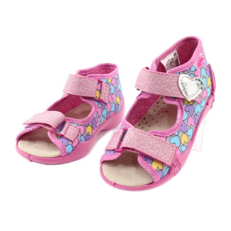 Scarpe per bambini gialle Befado 342P014 rosa 3