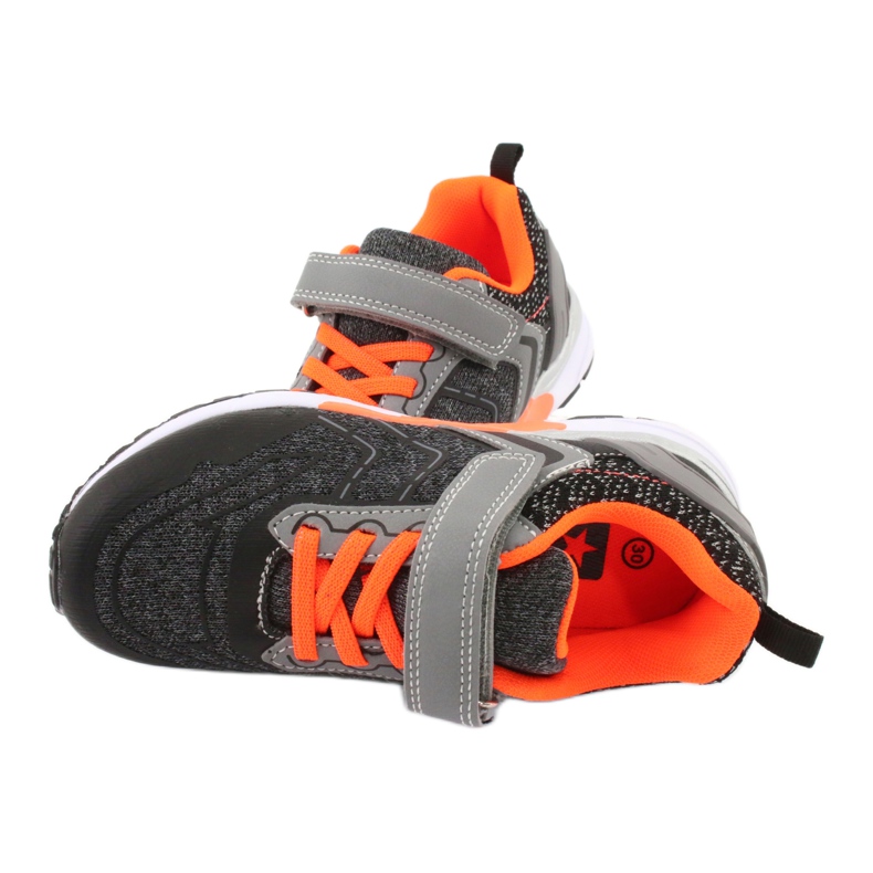 NEWS NOVITÀ Scarpe sportive con velcro 20DZ55-1777 nero 4