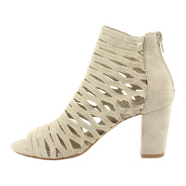 Sandali con tomaia in suede Filippo DS1275 / 20 BE beige 1