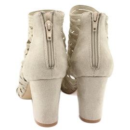 Sandali con tomaia in suede Filippo DS1275 / 20 BE beige 5
