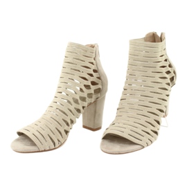 Sandali con tomaia in suede Filippo DS1275 / 20 BE beige 2