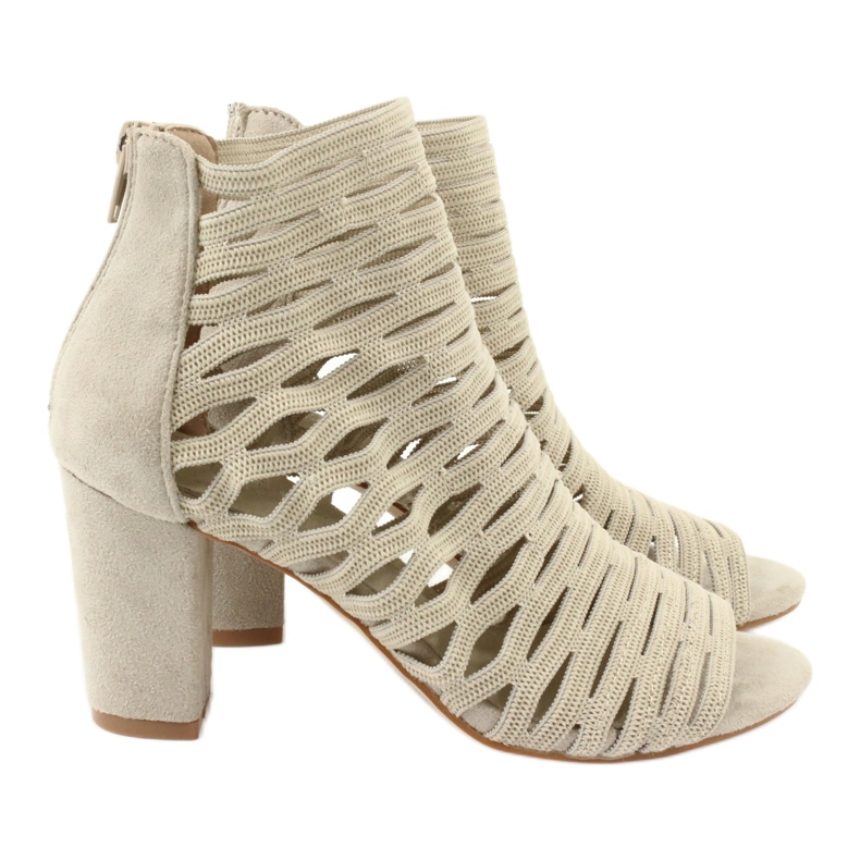 Sandali con tomaia in suede Filippo DS1275 / 20 BE beige 4