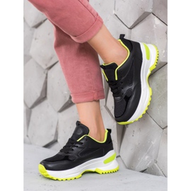 SHELOVET Sneakers sportive nere nero 1