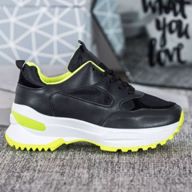 SHELOVET Sneakers sportive nere nero 2
