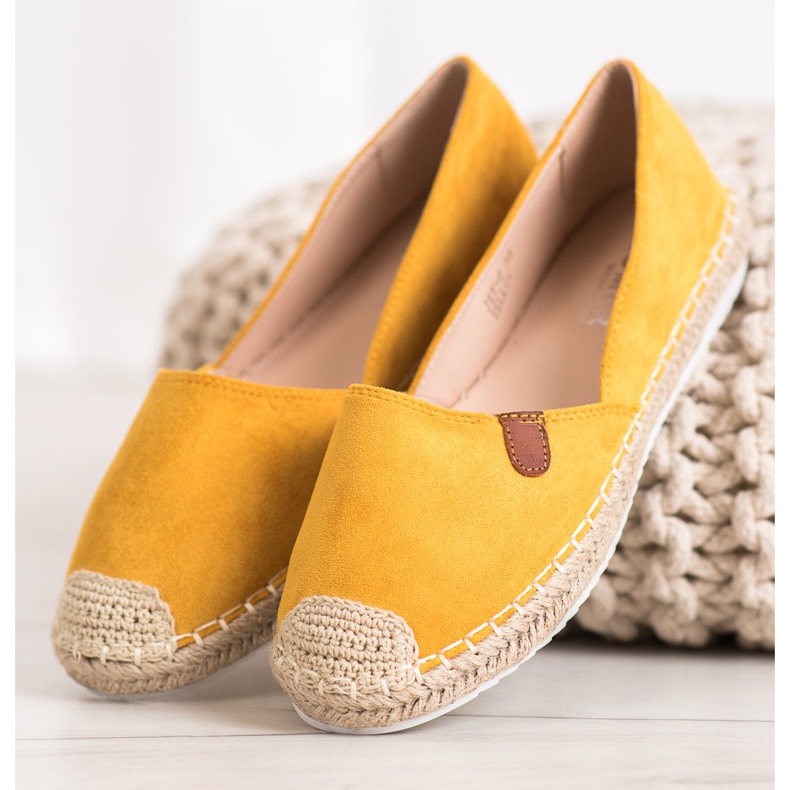 SHELOVET Espadrillas classiche giallo 2