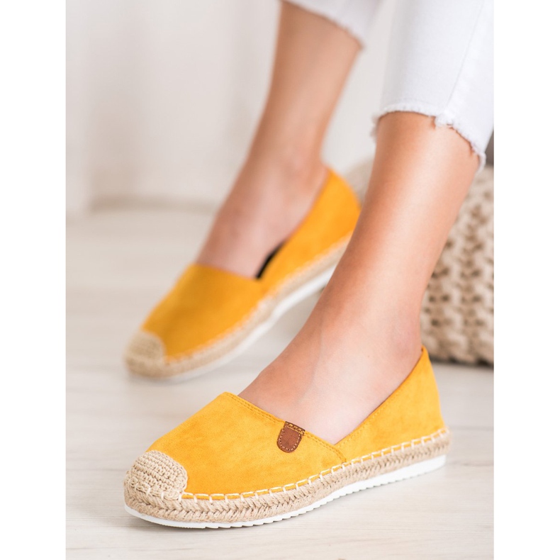SHELOVET Espadrillas classiche giallo 1