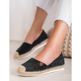 SHELOVET Espadrillas classiche nero 1