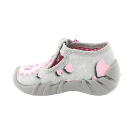 Scarpe per bambini Befado 110P359 rosa grigio 2