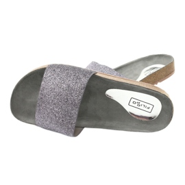 Filippo Silver Profiled Women's Flip Flops DK1373/20 grigio 3