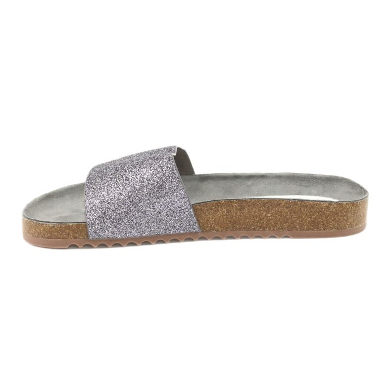 Filippo Silver Profiled Women's Flip Flops DK1373/20 grigio 1