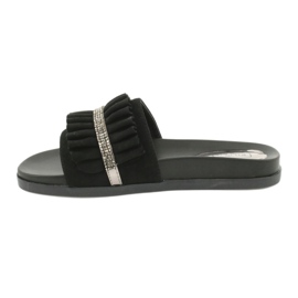 Filippo Flip Black Flip con fronzoli e zirconi nero 1