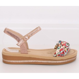 Sandali da donna champagne CK151P Champagne rosa 2
