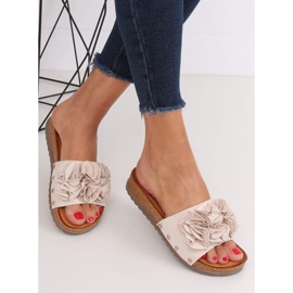 Pantofole da donna beige F191 Beige 2