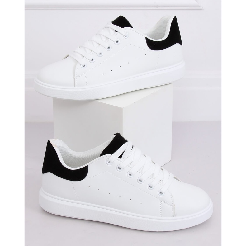 Sneakers da donna bianche LA85P Nere bianco 1