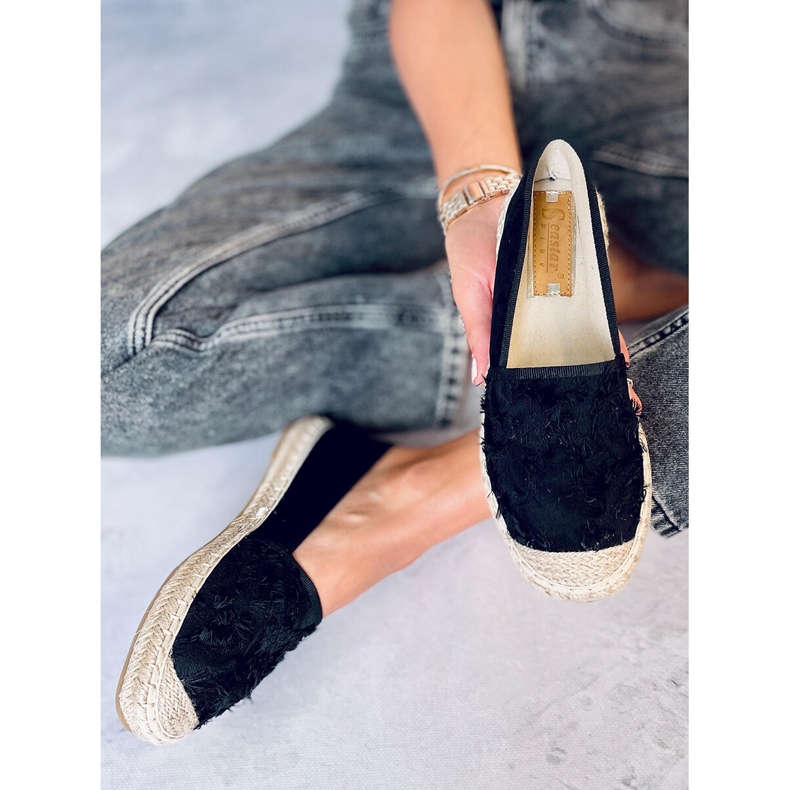 Espadrillas nere da donna BB29 Black nero 1