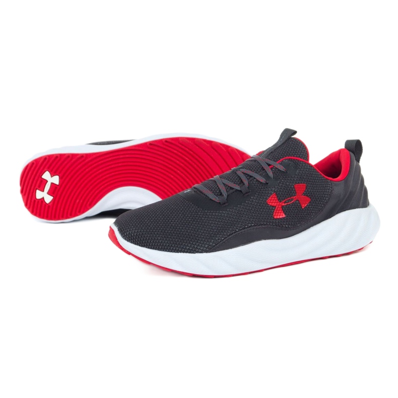 Scarpe da corsa Under Armour Charged Will Nm M 3023077-101 nero rosso grigio 6