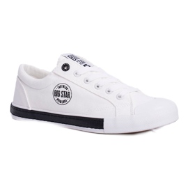 Sneakers Donna Big Star Bianche FF274228 bianco nero 4