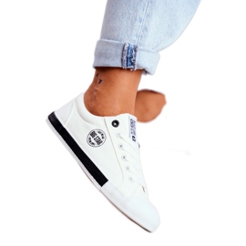 Sneakers Donna Big Star Bianche FF274228 bianco nero 2