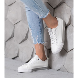 SHELOVET Sneakers Con Ecopelle Nice bianca 1