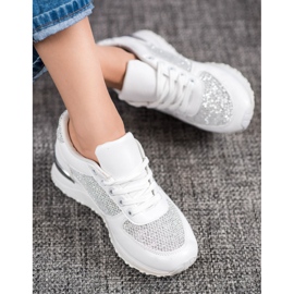 SHELOVET Scarpe sportive bianche alla moda bianco 2