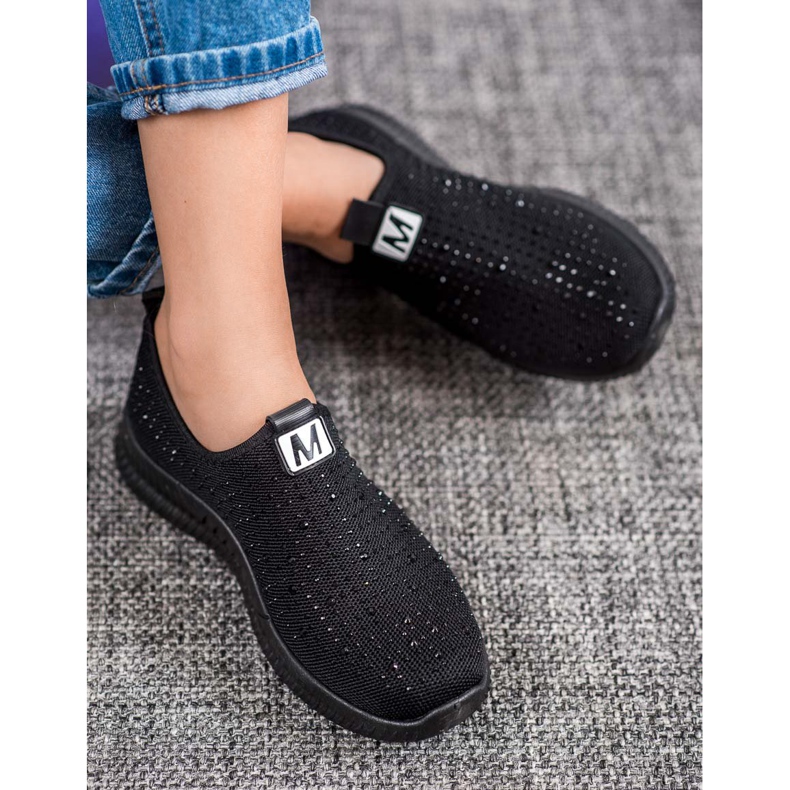 SHELOVET Slipon Con Cristalli nero 1