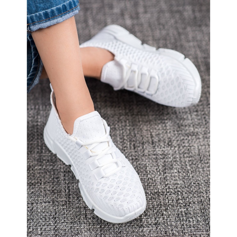 SUPER COOL Sneakers in tessuto bianco 1