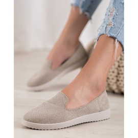 SHELOVET Signori in pelle scamosciata marrone 1