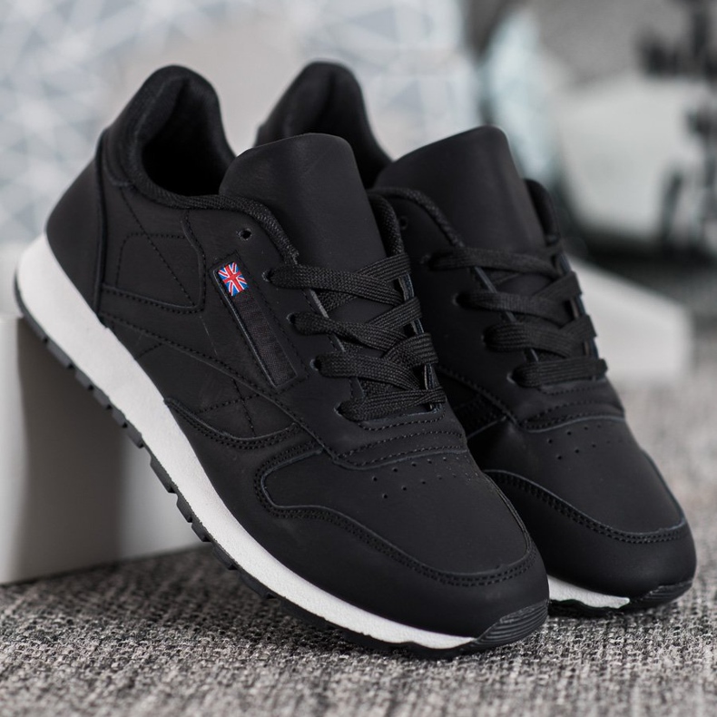 Camo Scarpe sportive nere classiche nero 2