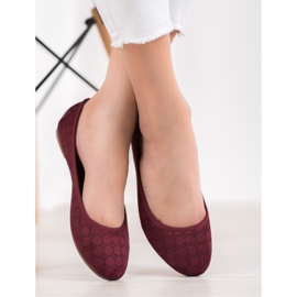 Fama Ballerine traforate rosso 1