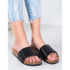 SDS Pantofole classiche nero 2