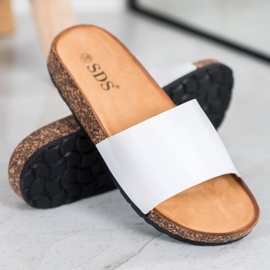 SDS Pantofole classiche bianca 1