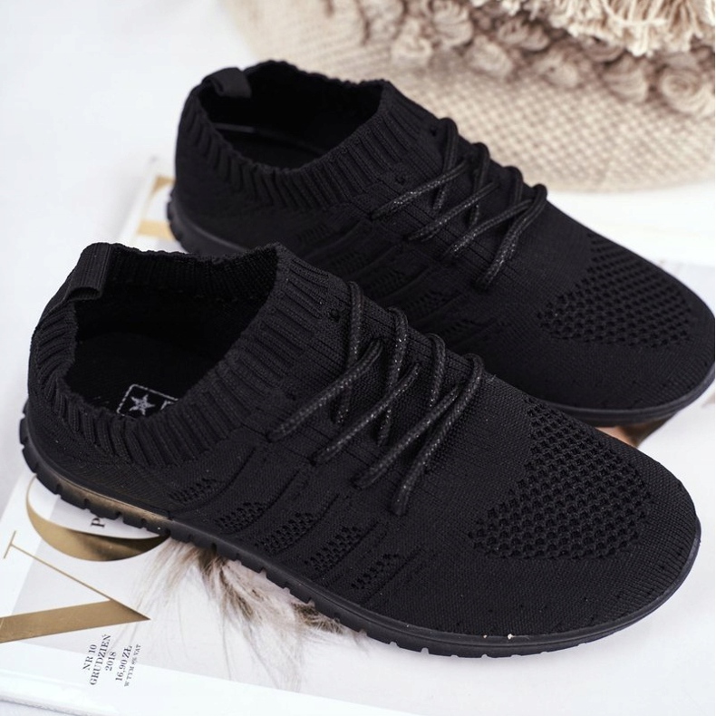 EVE Scarpe Sportive per Bambini Nere Filip Nere nero 1
